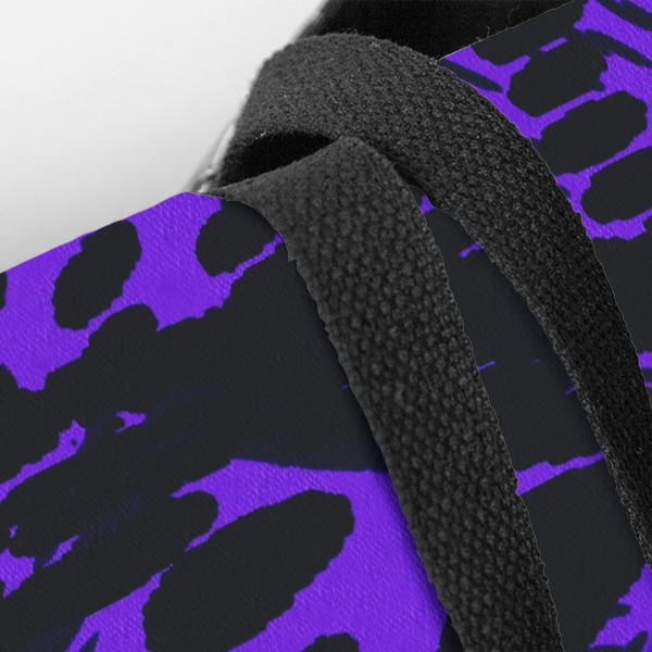 Custom Design - Closeup of Tote w/Black Handles