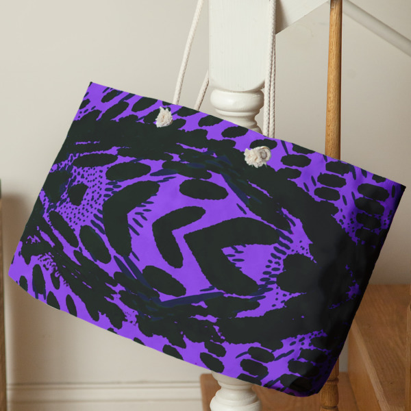 Custom Design - Large Rope Tote - Life Style