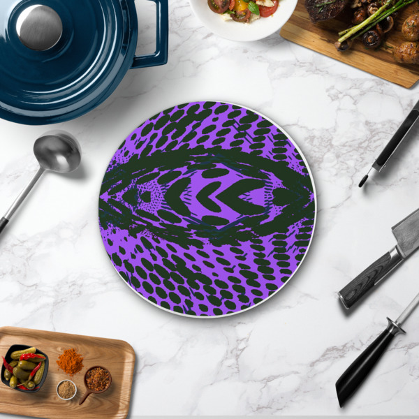 Custom Design - Round Stone Trivet - In Context View