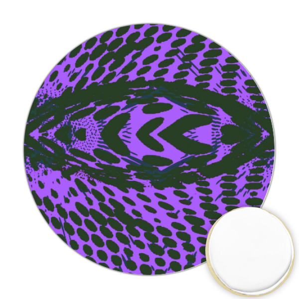 Custom Design Your Own Printed Cookie Topper - Round