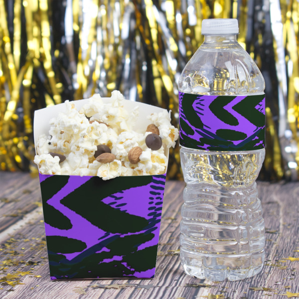 Custom Design - French Fry Favor Box - w/ Water Bottle