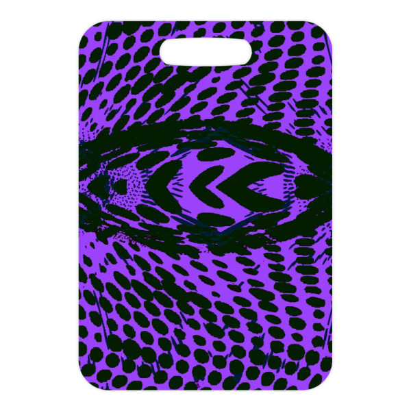 Custom Design - Metal Luggage Tag - Front Without Strap