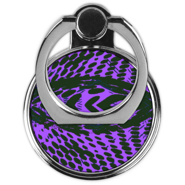 Custom Design - Cell Phone Ring Stand & Holder - Front (Collapsed)