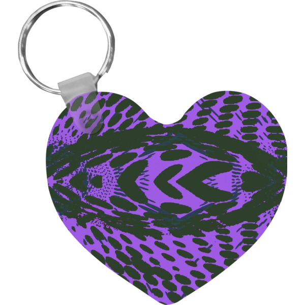 Custom Design Your Own Heart Plastic Keychain