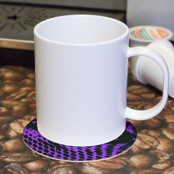 Custom Design - Round Paper Coaster - With Mug