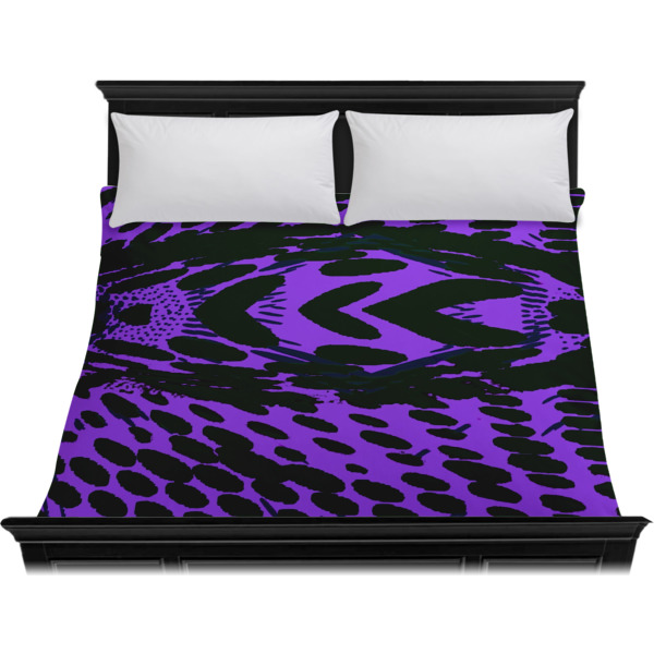 Custom Design - Duvet Cover - King - On Bed - No Prop