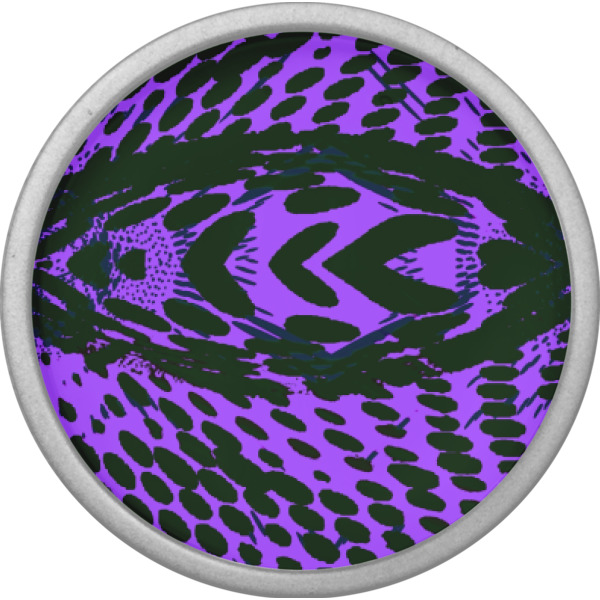 Custom Design - Cabinet Knob - Nickel - Front