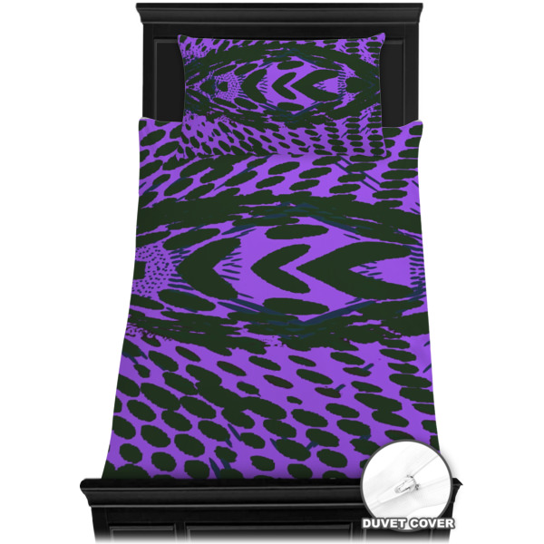 Custom Design - Bedding Set - Twin - Duvet - On Bed