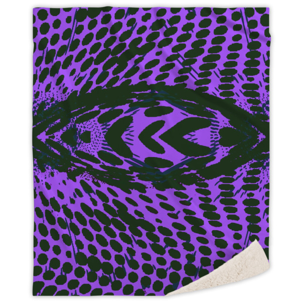 Custom Design Your Own Sherpa Throw Blanket