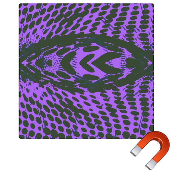 Custom Design Your Own Square Car Magnet - 6"