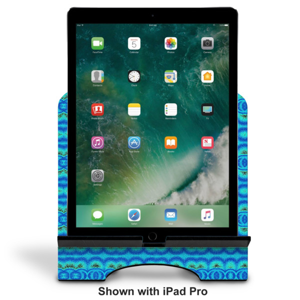 Custom Design - Stylized Tablet Stand - Front with ipad