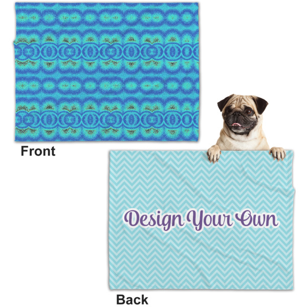 Custom Design - Microfleece Dog Blanket - Regular - Front & Back