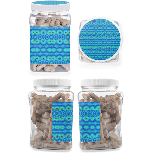 Custom Design - Pet Treat Jar - Multiple Angles