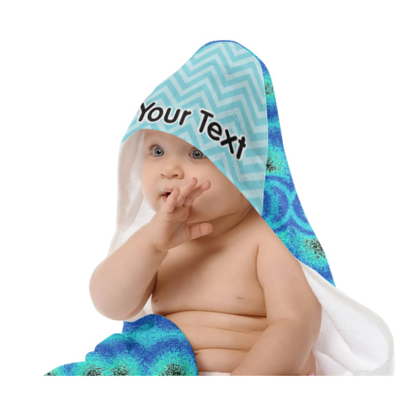 Custom Design - Baby Hooded Towel on Child
