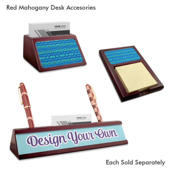 Custom Design - Mahogany Desk Accessories