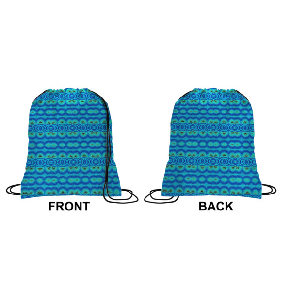 Custom Design - Drawstring Backpack Front & Back Medium