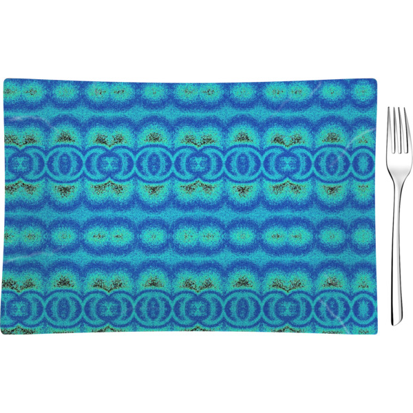 Custom Design Your Own Rectangular Glass Appetizer / Dessert Plate