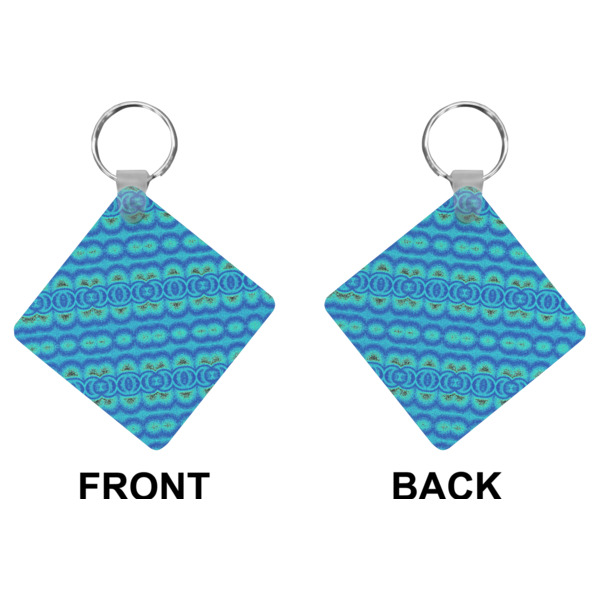 Custom Design - Diamond Keychain (Front + Back)