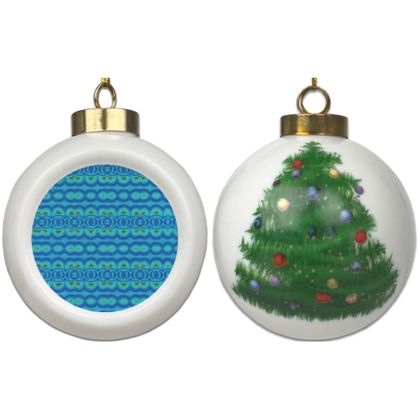 Custom Design - Ceramic Christmas Ornament - X-Mas Tree (APPROVAL)