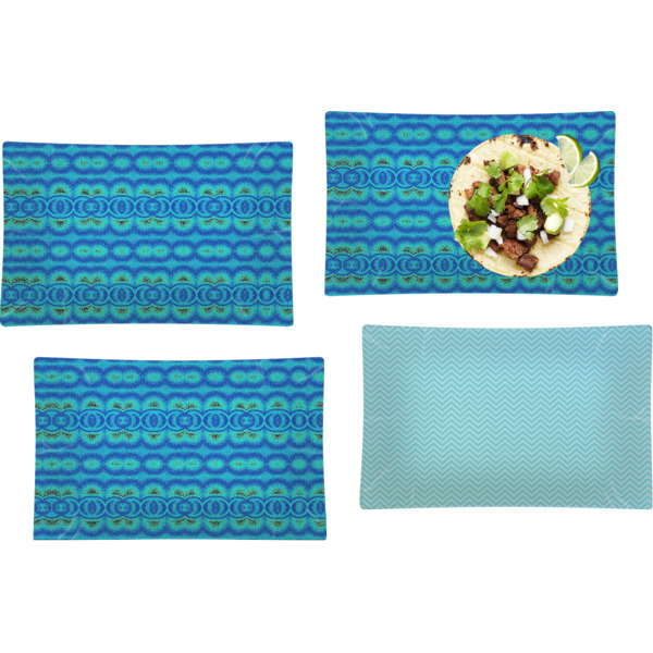 Custom Design - Set of Rectangular Dinner Plates
