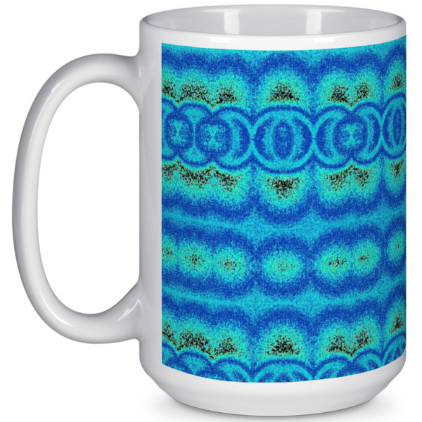 Custom Design Your Own 15 oz Coffee Mug - White