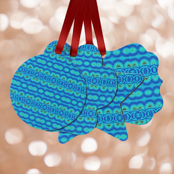 Custom Design Your Own Metal Ornaments - Double-Sided