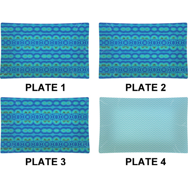 Custom Design - Set of Rectangular Dinner Plates (Approval)