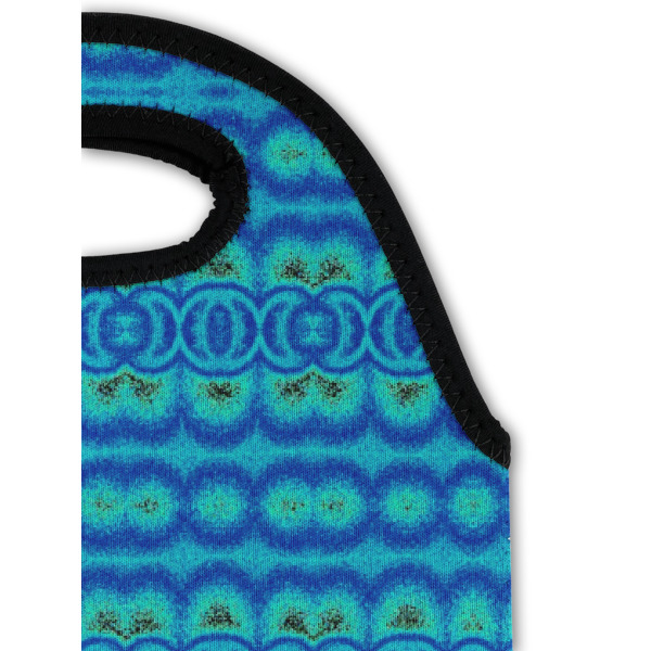 Custom Design - Double Wine Tote - Top Closeup