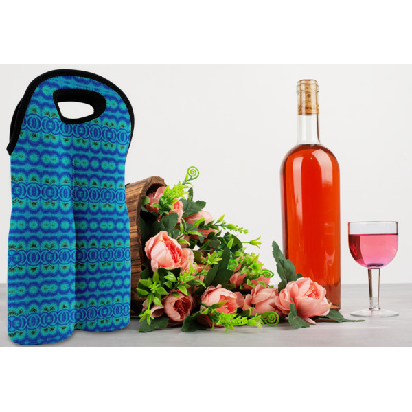 Custom Design - Double Wine Tote - In Context