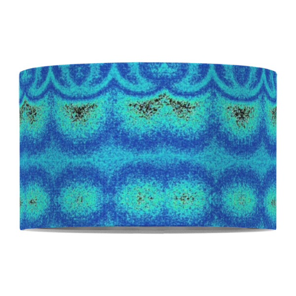 Custom Design - 12" Drum Lampshade - FRONT (Fabric)