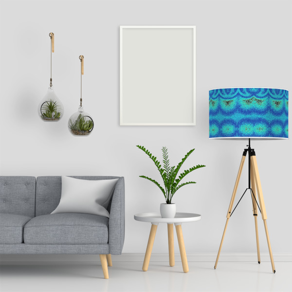 Custom Design - 12" Drum Lampshade - LIFESTYLE