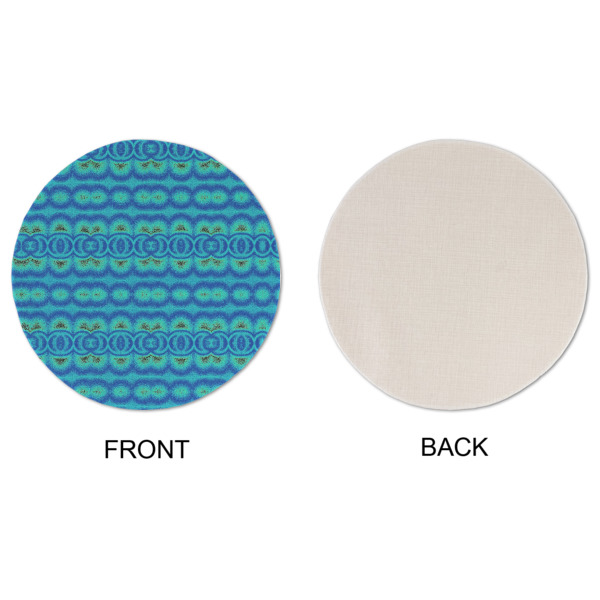 Custom Design - Round Linen Placemats - APPROVAL (single sided)