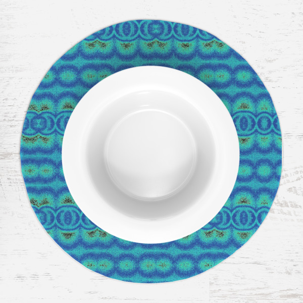 Custom Design - Round Linen Placemats - LIFESTYLE (single)