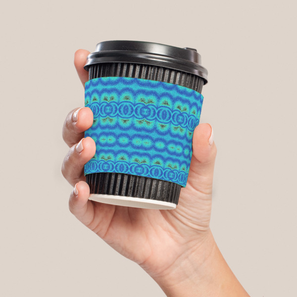 Custom Design - Coffee Cup Sleeve - LIFESTYLE