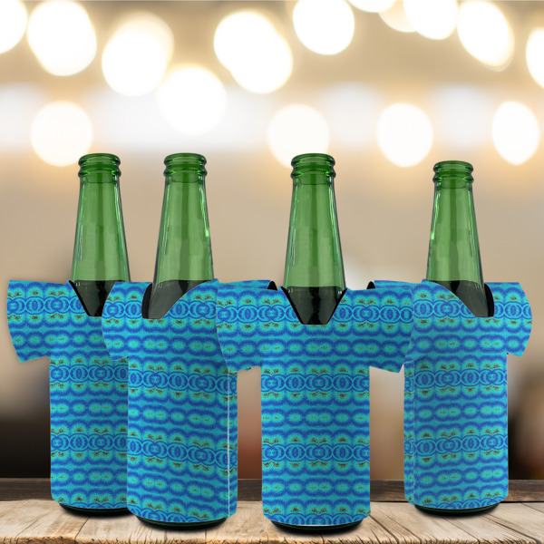 Custom Design - Jersey Bottle Cooler - Set of 4 - LIFESTYLE