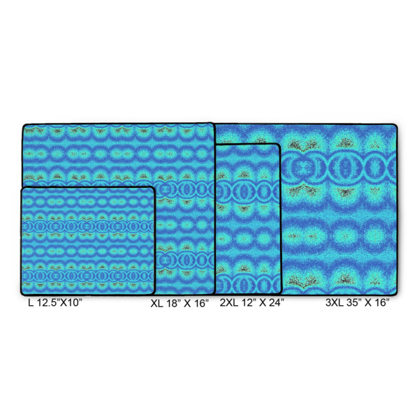 Custom Design - Gaming Mats - Size Chart