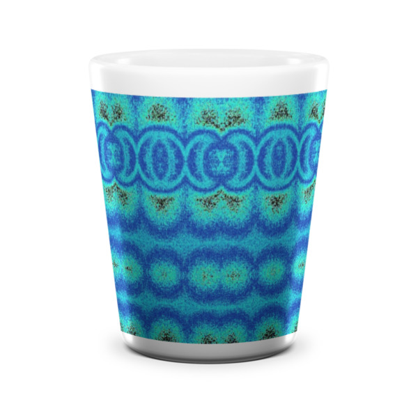 Custom Design - Ceramic Shot Glass - White - Front