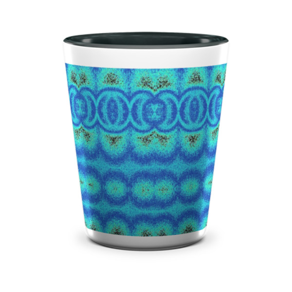 Custom Design - Ceramic Shot Glass - Two Tone - Front