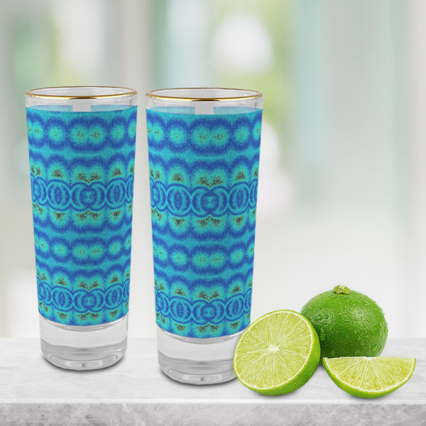 Custom Design - Glass Shot Glass - 2oz - Lifestyle