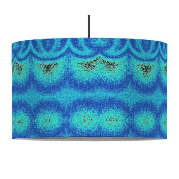 Custom Design - 12" Drum Lampshade - PENDANT (Fabric)