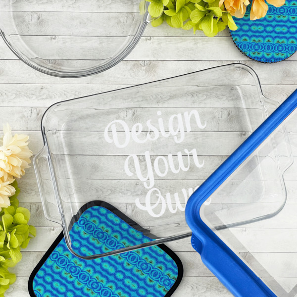 Custom Design - Glass Baking Dish - 13"x9" - Lifestyle