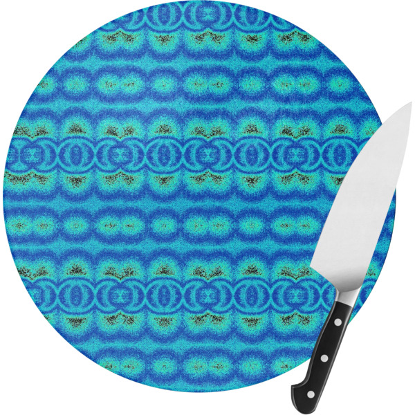 Custom Design Your Own Round Glass Cutting Board - Small