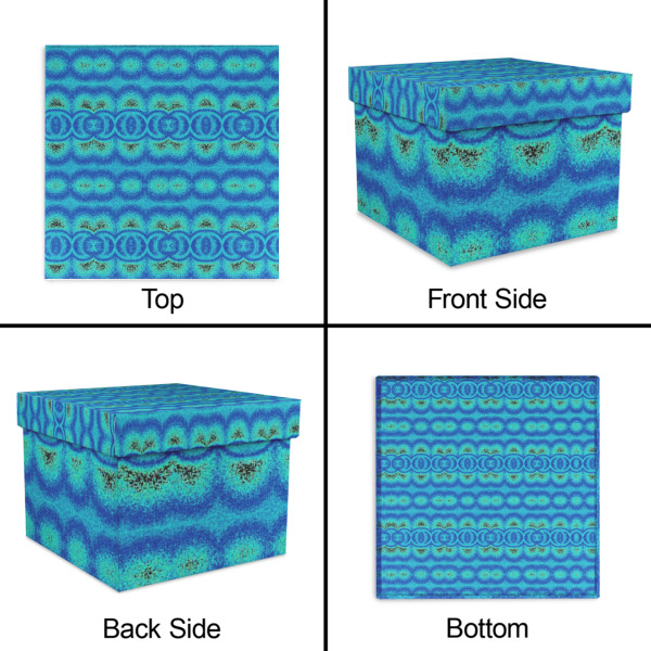 Custom Design - Gift Boxes with Lid - Canvas Wrapped - X-Large - Approval