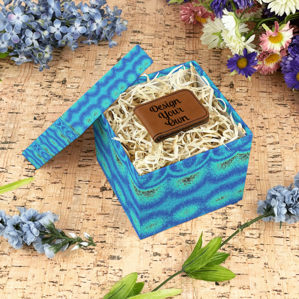 Custom Design - Gift Boxes with Lid - Canvas Wrapped - Small - In Context
