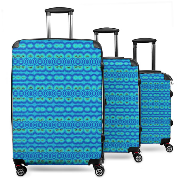 Custom Design Your Own 3-Piece Luggage Set - 20" Carry On - 24" Medium Checked - 28" Large Checked
