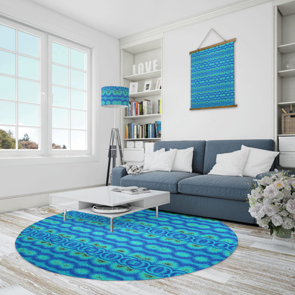 Custom Design - Round Area Rug - IN CONTEXT