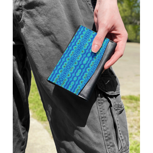 Custom Design - Genuine Leather Womens Wallet - In Context