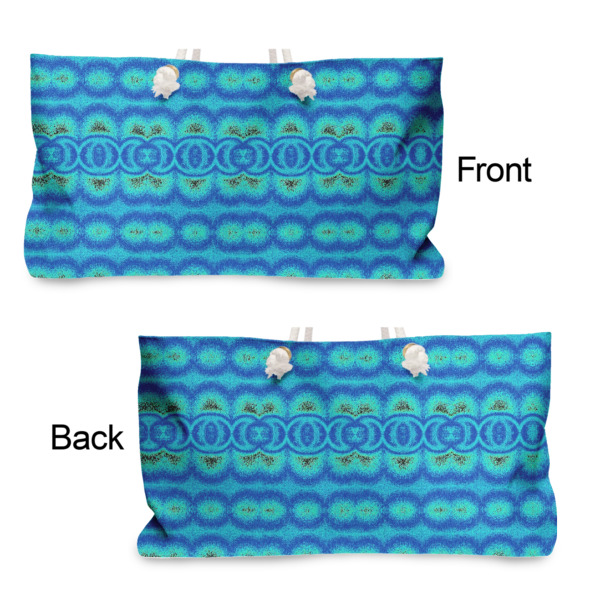 Custom Design - Large Rope Tote - From & Back View