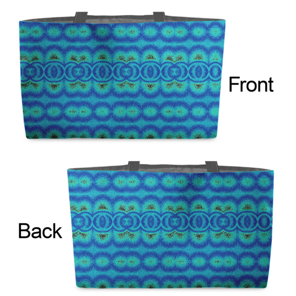 Custom Design - Tote w/Black Handles - Front & Back Views