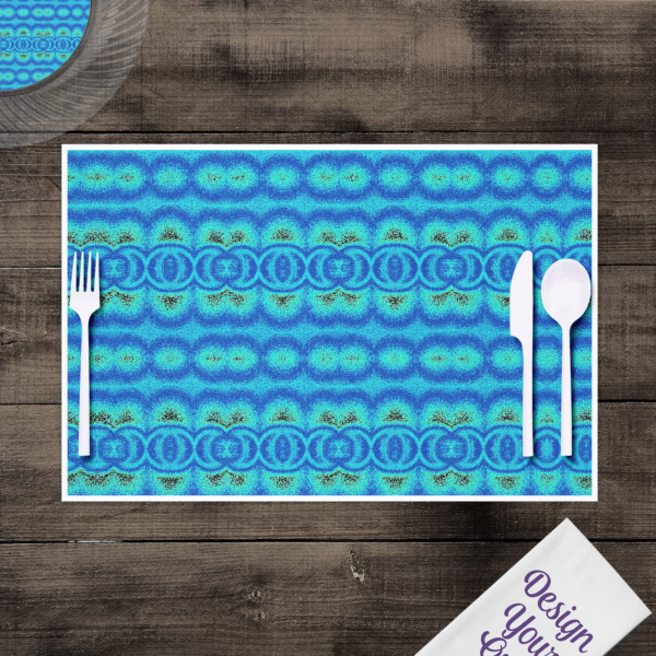 Custom Design - Disposable Paper Placemat - In Context